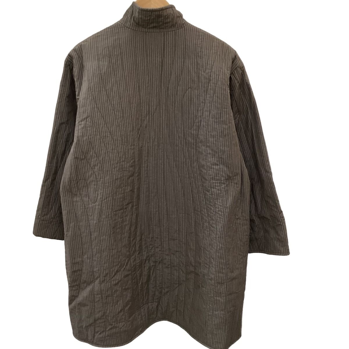 ヨーガンレール　ノーカラージャケット　Mサイズ　ブラウン　アウター　コート ヨーガンレール ノーカラージャケット Mサイズ ブラウン アウター