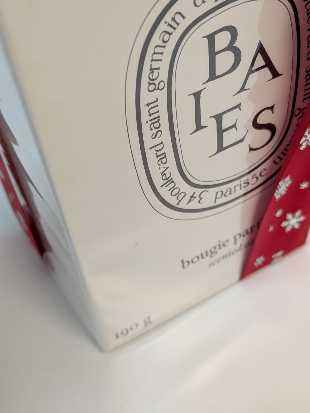 新品未開封】diptyque キャンドル BAIES 190g ショッパー プレゼント