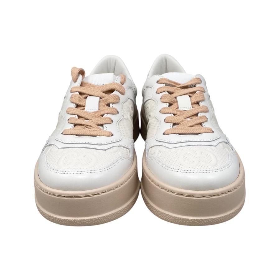 ☆E4866 グッチ スニーカー GGエンボス チャンキー 684911 34 1/2