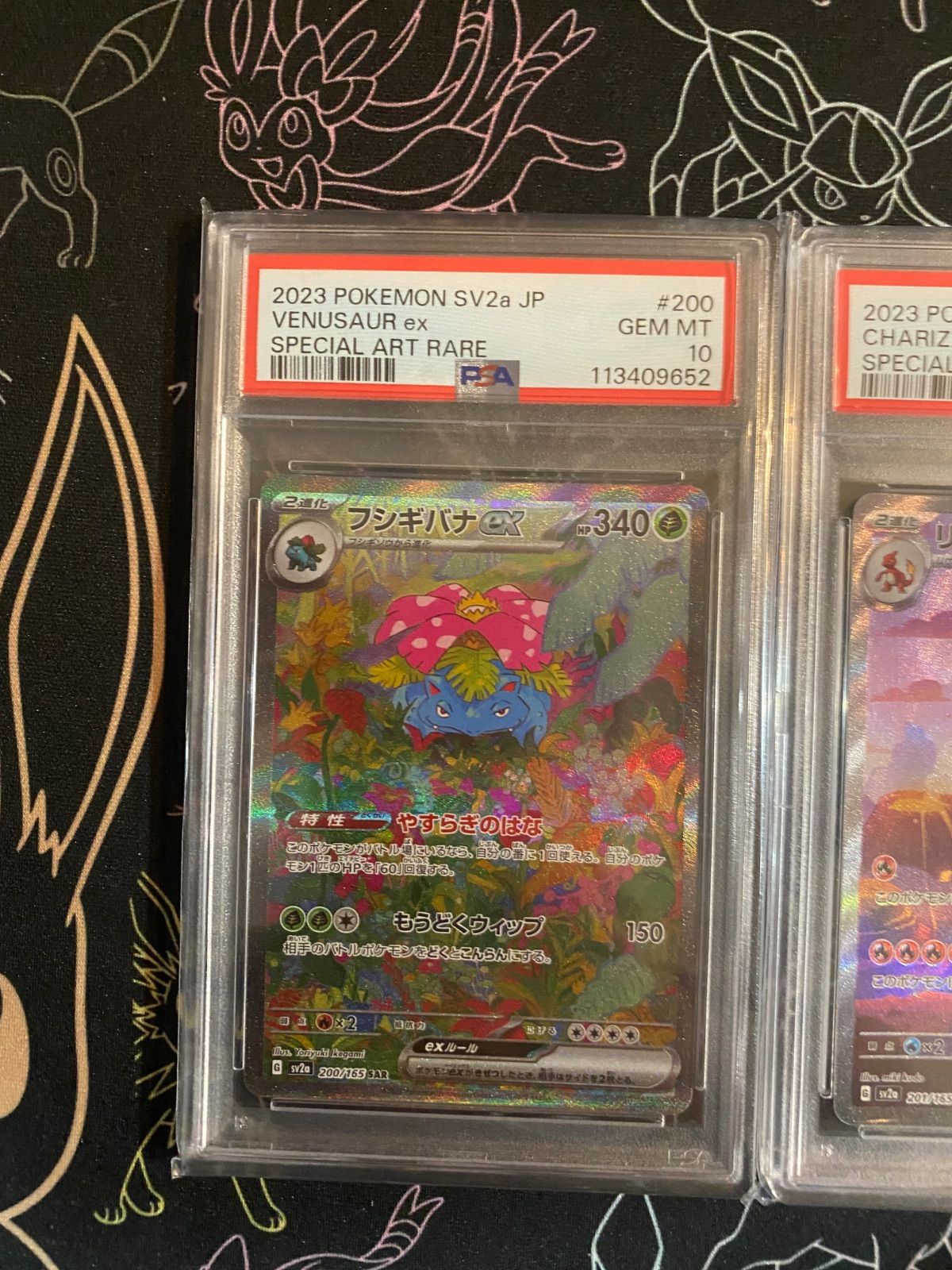 PSA10 3連番 フシギバナex＆リザードンex＆カメックスex 200/165 201