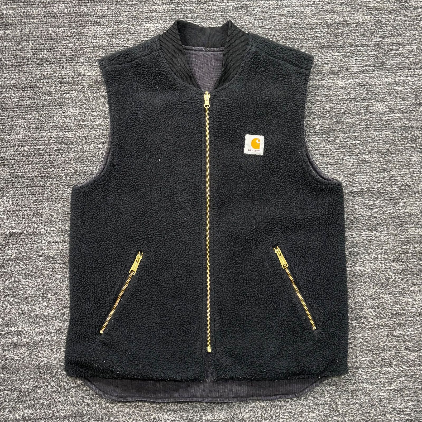 早い者勝ち/希少/Carhartt ／リバーシブルベスト／名古屋ストア限定 CARHARTT WIP × JOURNAL STANDARD JS VEST BLACK M カーハート