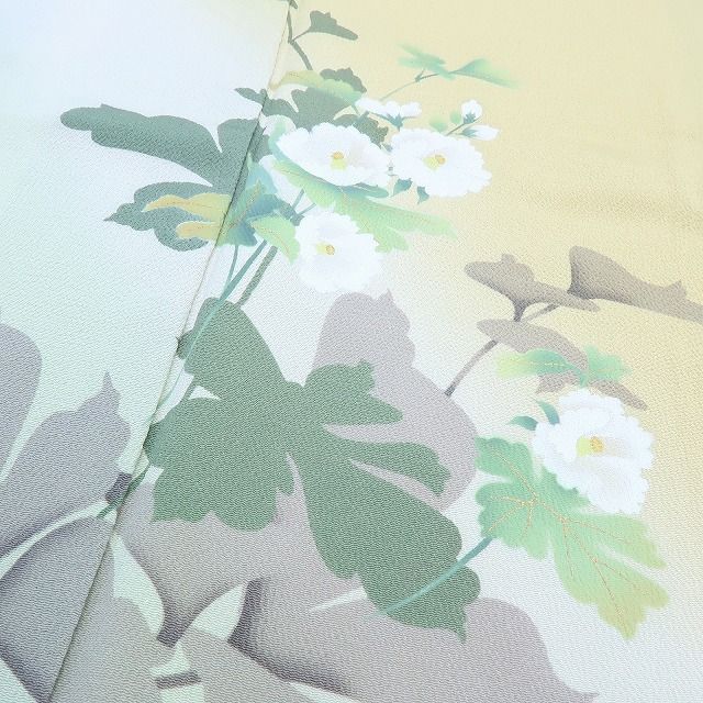 百華 Y4131◇美品 正絹 やまと誂製 染色作家 丹下雄介落款 縫い一ツ紋