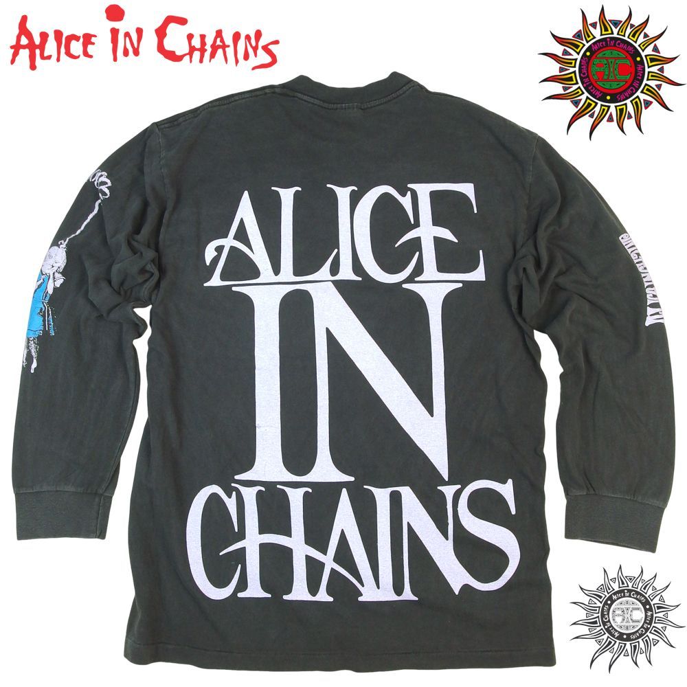 352 ALICE IN CHAINS ロンT アリスインチェインズ 長袖 Tシャツ 美品