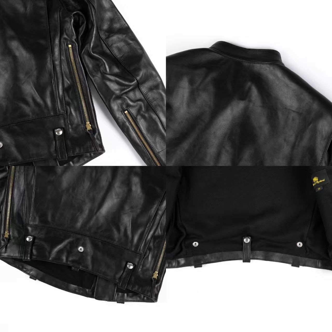 25AW　馬革　レザージャケット 　 茶芯ホースハイド　ダブルライーダース M 25AW 馬革 レザージャケット 茶芯ホースハイド ダブルライーダース L