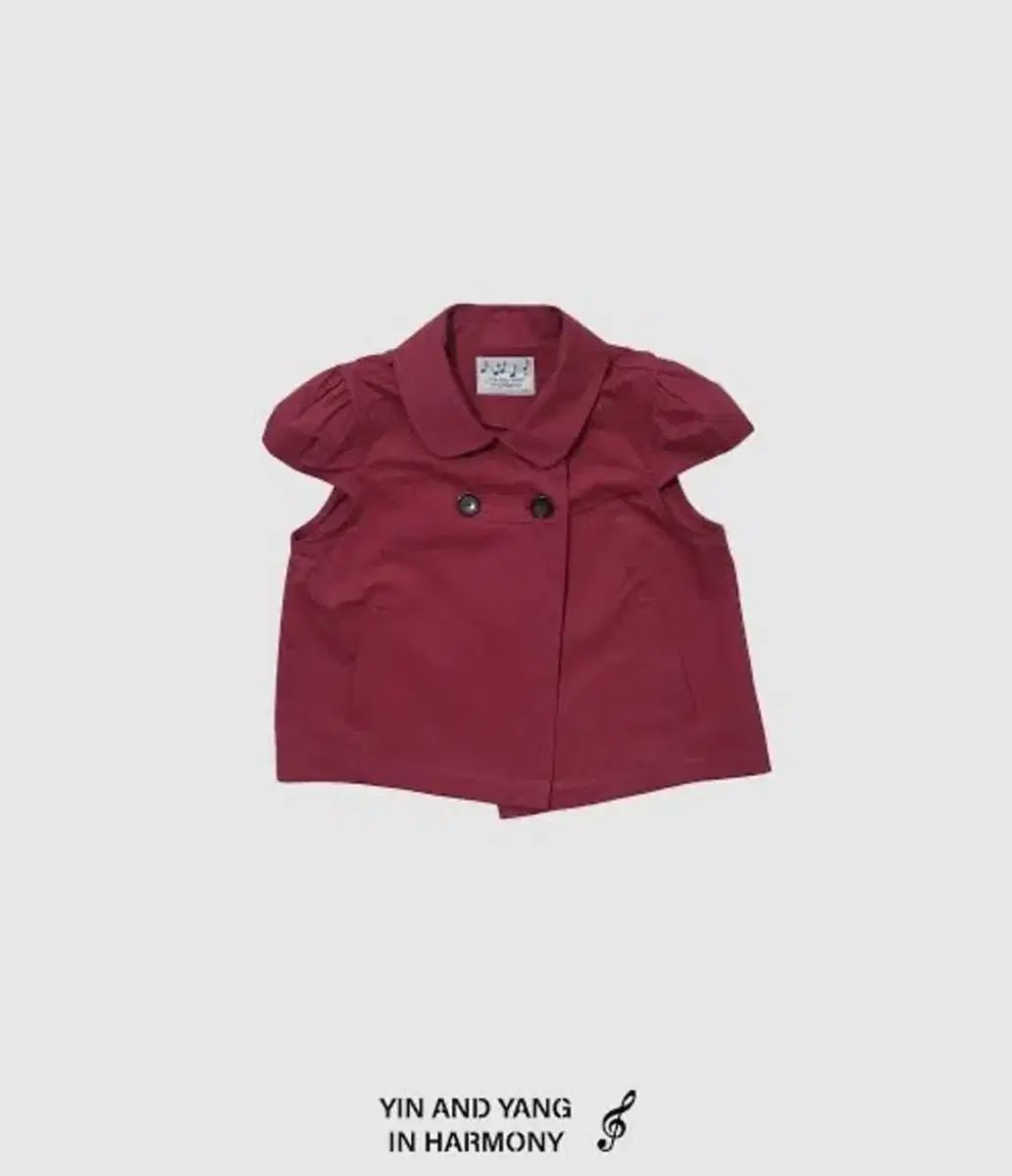 インアンドヤンインハラウーウールブラウスレッド