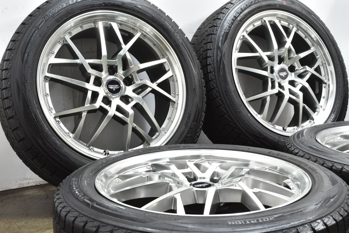 バリ溝 程度良好 ドルフレン 19 in 8 J 45 PCD 114 3 ウィンターマックスWM SJ 225 55 R レクサスNX ハリアー RAV 4 エクストレイル