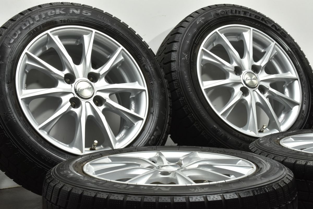 バリ溝 エクシーダー 14 in 5 J 38 PCD 100 ノーストレック N 165 65 R パッソ ルーミー ジャスティ トール ソリオ