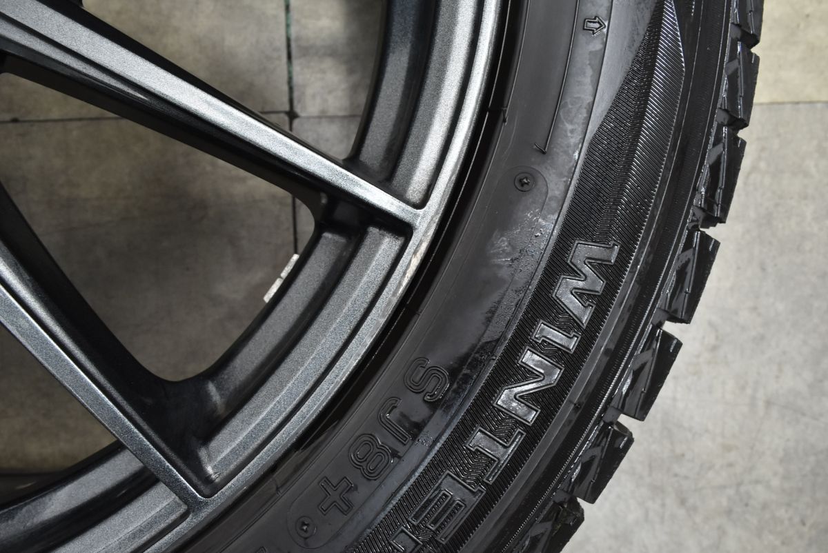  バリ溝 Weds VELVA SPORT 2 19 in 7 5 J 48 PCD 114 3 ウインターマックス SJ 8 225 55 R レクサスNX ハリアー エクストレイル CX 19インチ タイヤ ホイールセット