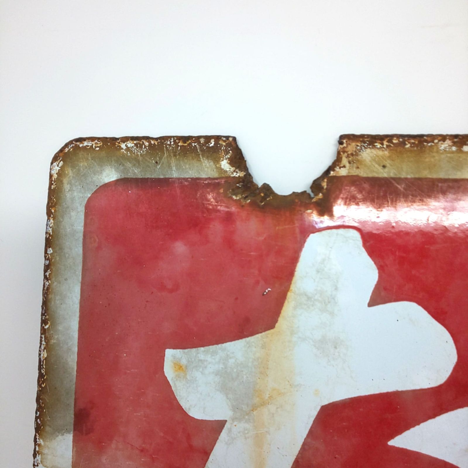 1392A-01 ホーロー看板 たばこ 東京新聞 レトロ 当時物 昭和レトロ