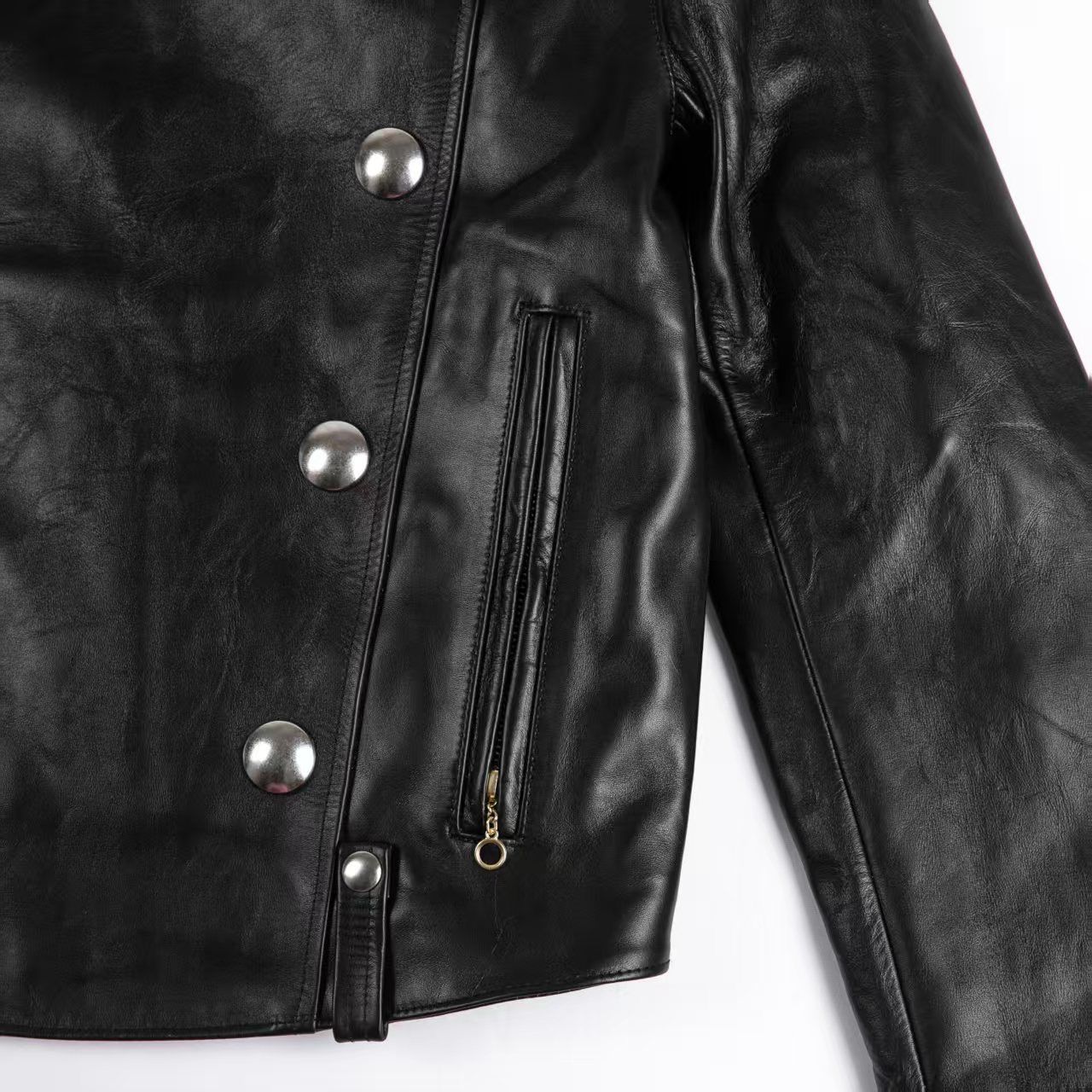 25AW 馬革 レザージャケット 茶芯ホースハイド ダブルライーダース XL