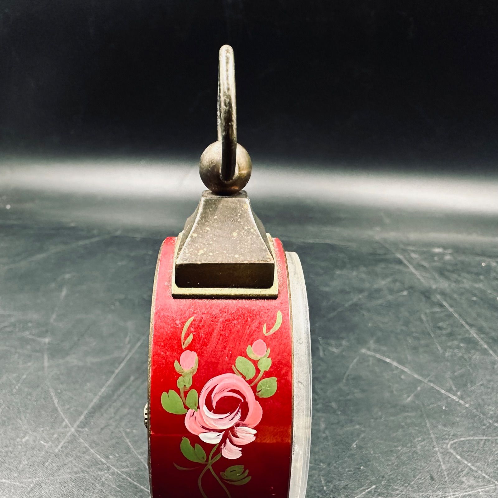 【当時物】シチズン　目覚時計　ワルツ　昭和レトロ　手巻き　ゼンマイ　レア 当時物】シチズン目覚時計ワルツ昭和レトロ手巻きゼンマイレア