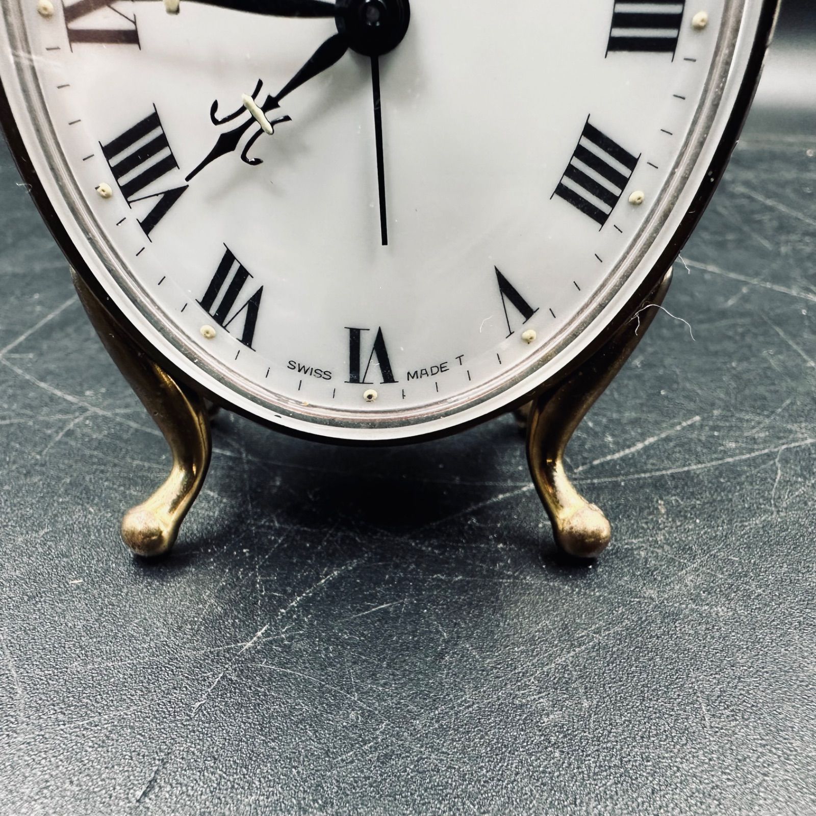 SWIZA 8 置時計 目覚時計 手巻き ゼンマイ アンティーク レトロ