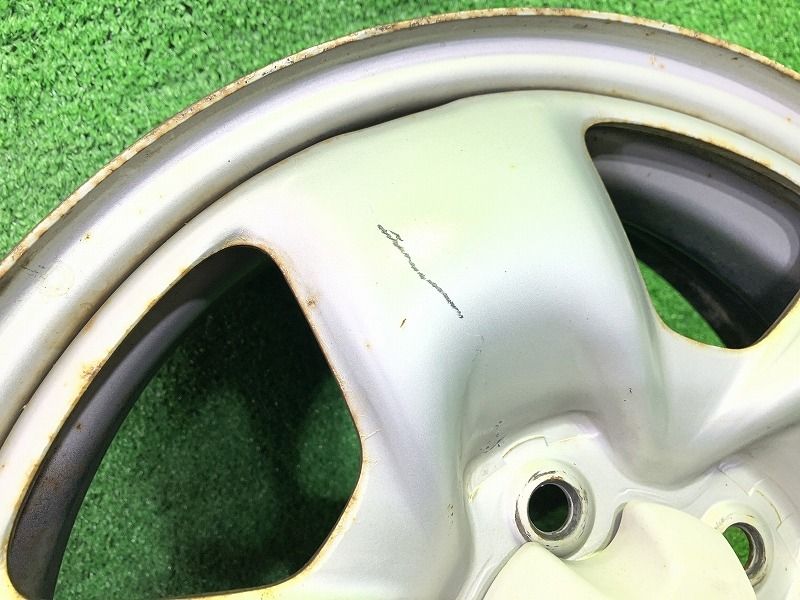  ダイハツ テリオス J 122 G ホイール スチール シルバー 15インチ 5 5穴 4本 114 3 15インチ ホイール