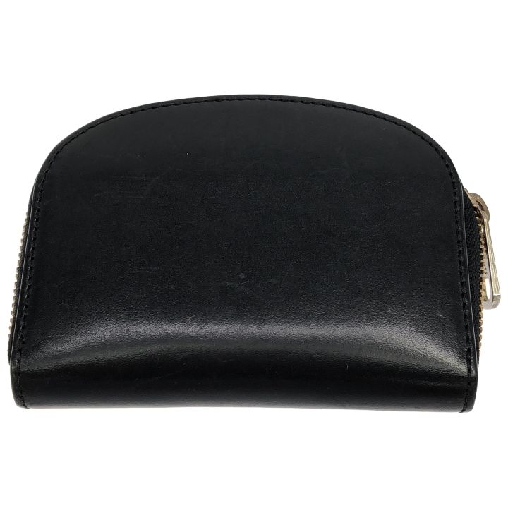 A.P.C. アーペーセー ⑤ Demi Lune ハーフムーン コンパクトウォレット ユニセックス ブラック