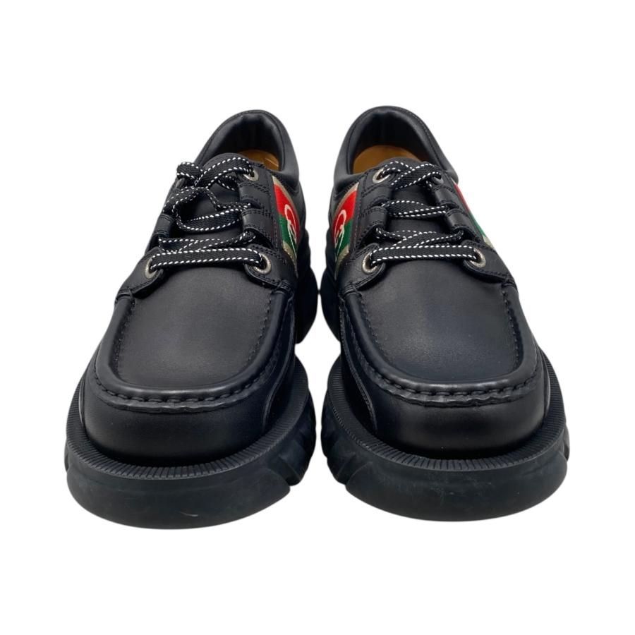 ☆E4865 グッチ ローファー インターロッキングG シェリーライン