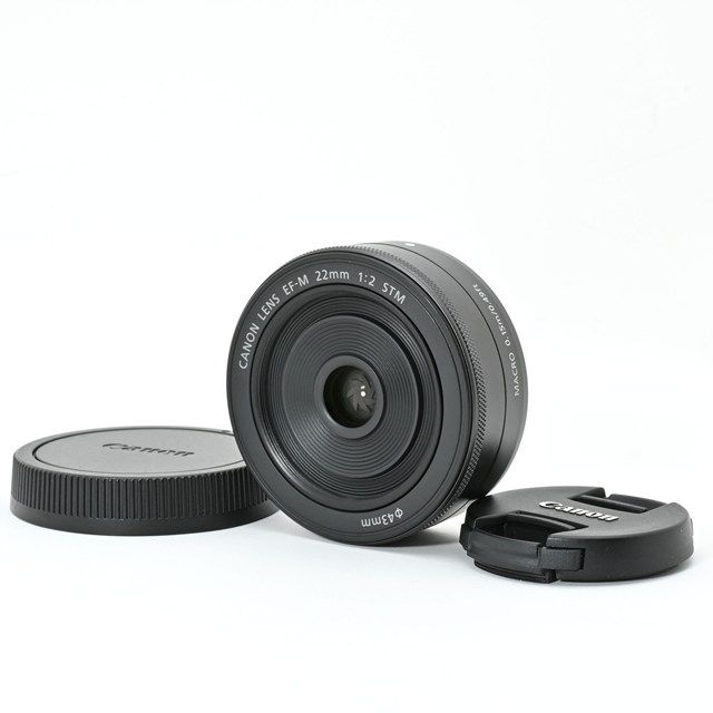 美品・返品保証】Canon EF-M 22mm f2 STM パンケーキ 【公式通販】