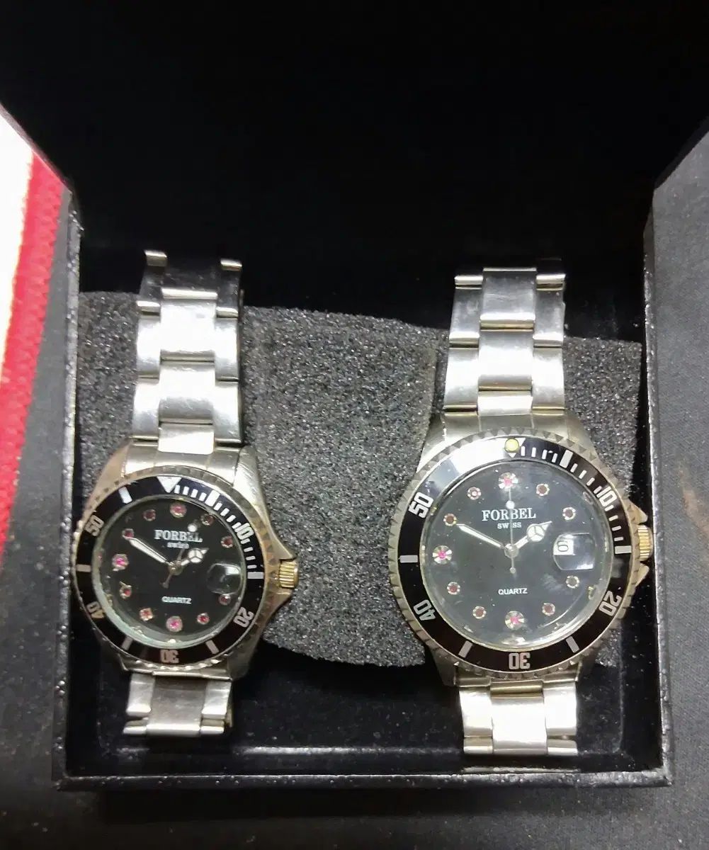 スイスFORBEL ユニセックスセット クォーツ時計