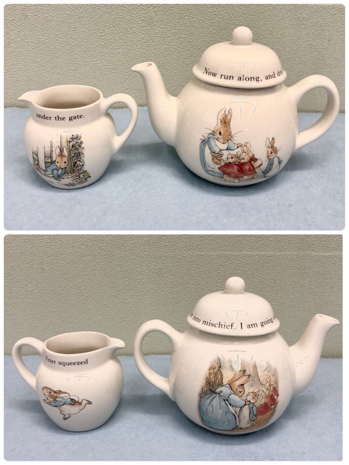 Wedgwood ウェッジウッド ピーターラビット チルドレンティーポットセット