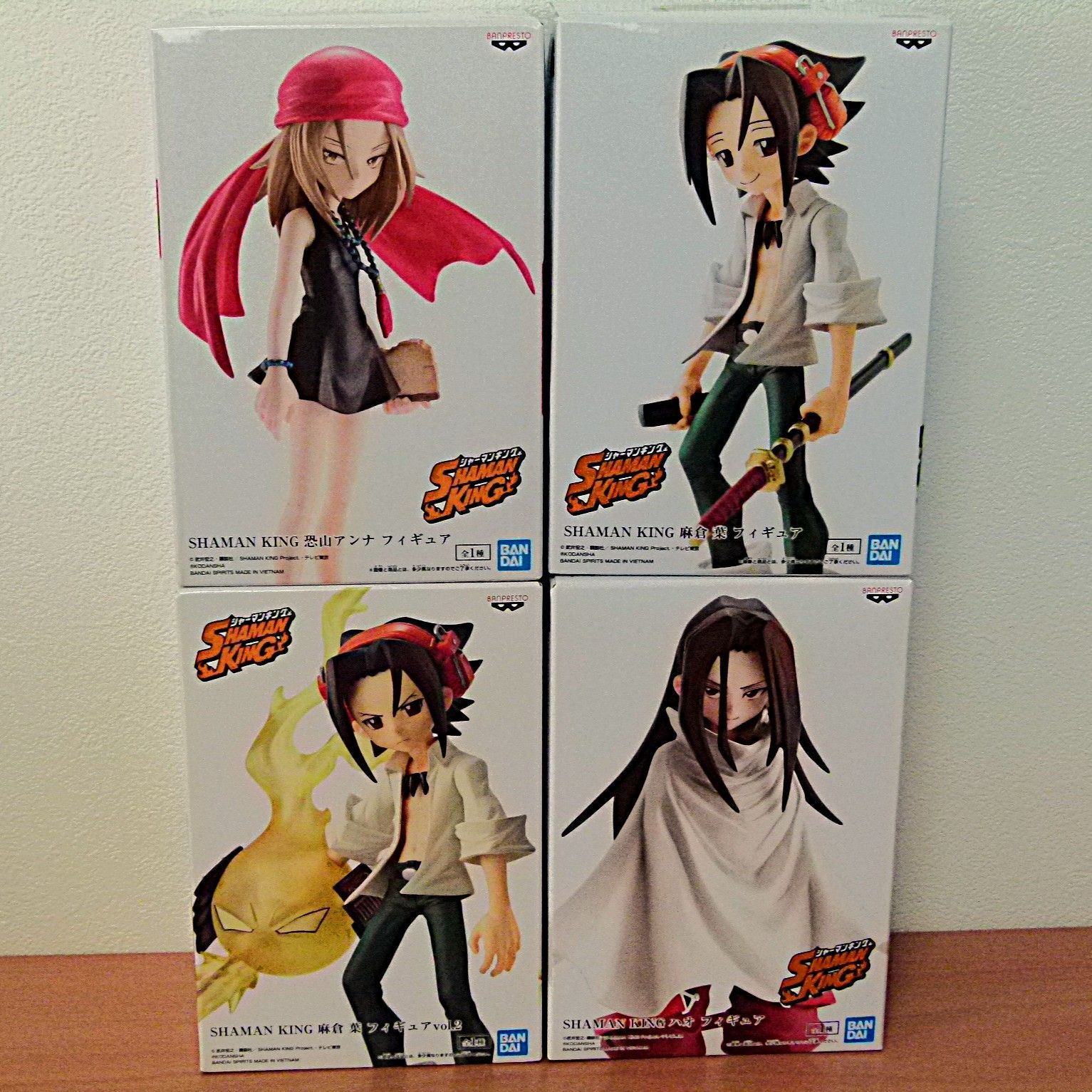 SJt]SHAMAN KING シャーマンキング フィギュア 朝倉 葉 / 恐山 アンナ