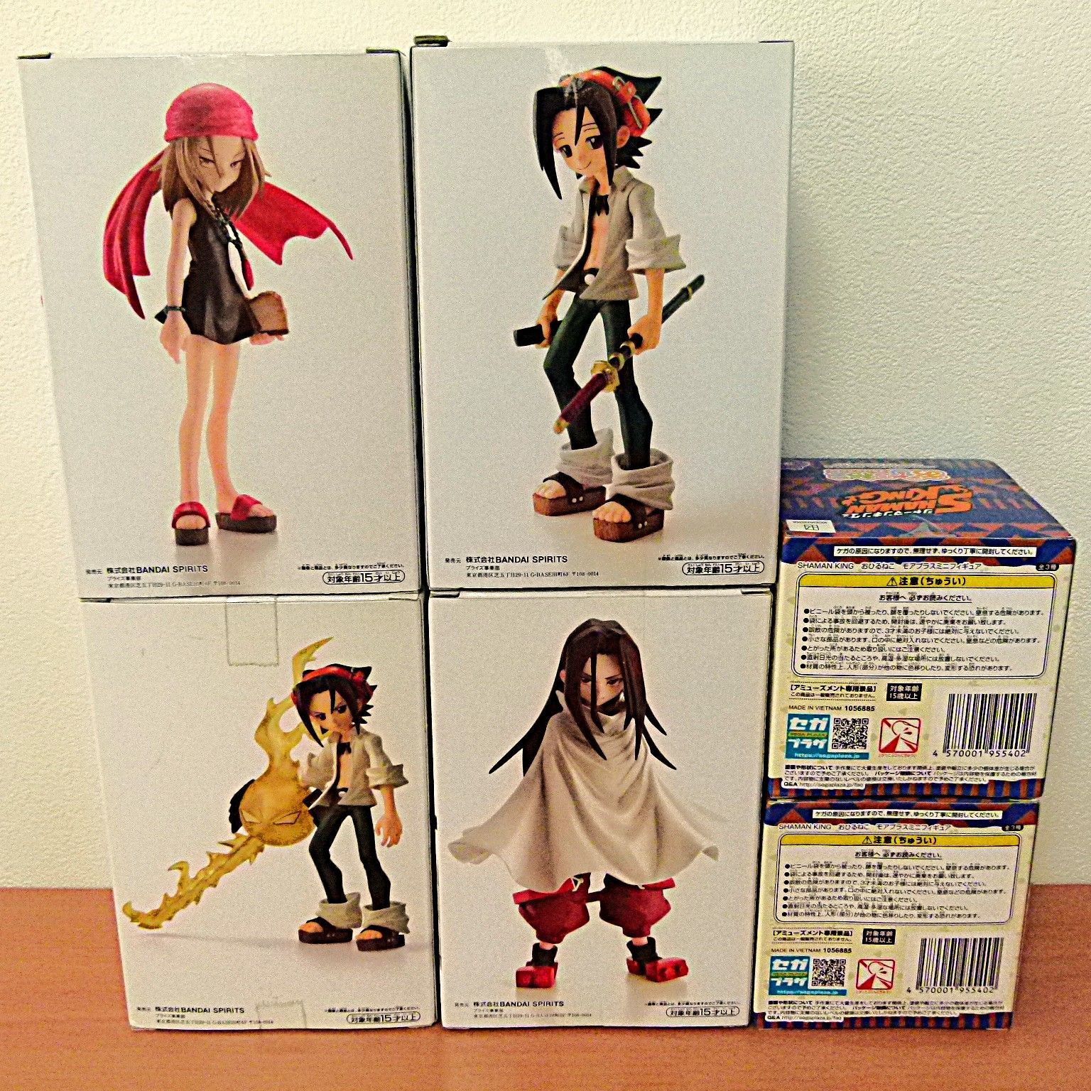 SJt]SHAMAN KING シャーマンキング フィギュア 朝倉 葉 / 恐山 アンナ