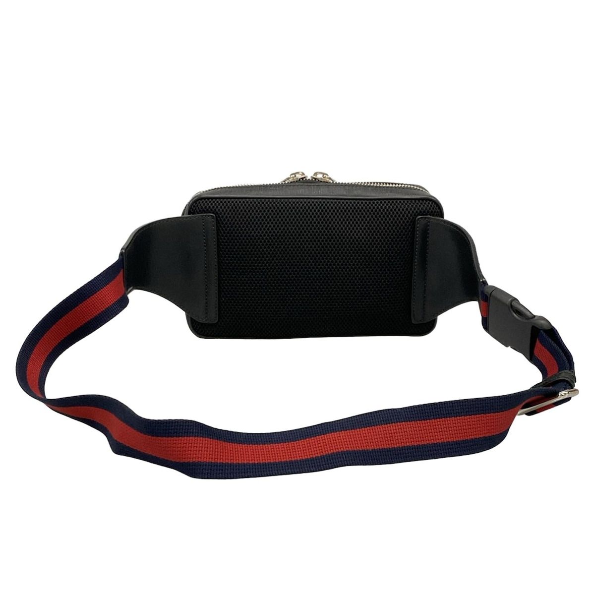  GUCCI グッチ ウエストポーチ ソフトGGスプリームベルトバッグ 474293 ダークグレー×黒×ライトグレー レザー ボディバッグ ウエストポーチ バッグ