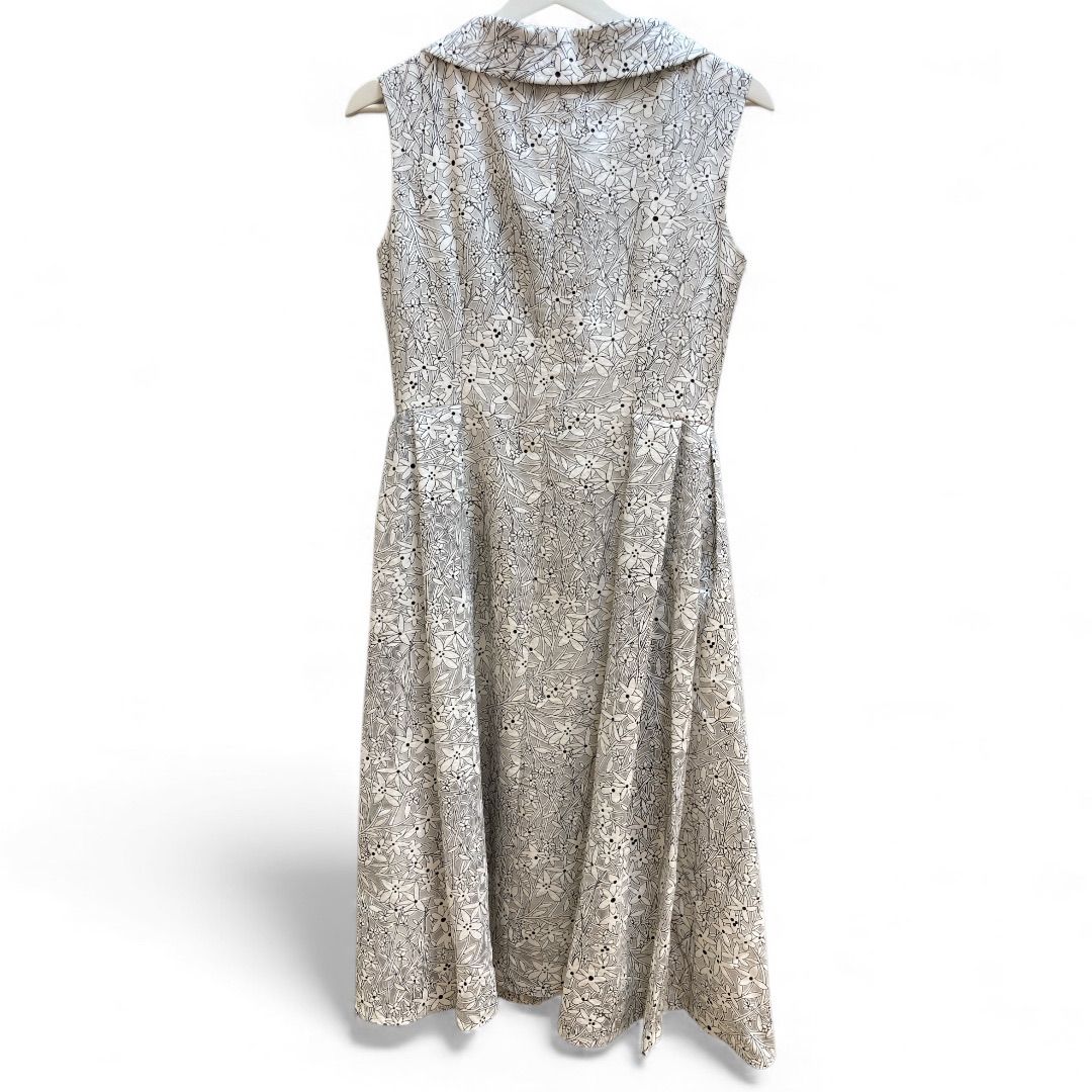 Rene ルネ フラワープリントワンピース 6226300 リボン付属 柄 モノトーン size 34 レディース 夏 ゴーゴー 草2755