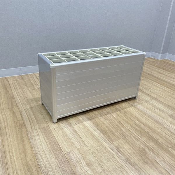 イトーキ 傘立て 24人用 パネルタイプ VWF 312 業務用 大容量 店舗 オフィス用 シルバー