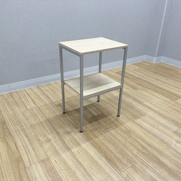 オカムラ 電話台 4 L 93 スクエアタイプ 受付台 会社用 置台 サイドテーブル ネオウッドライト