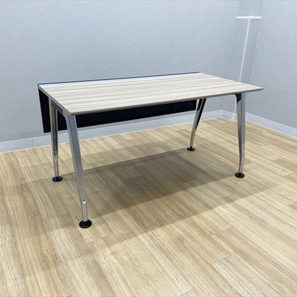 コクヨ 平デスク 平机 木目 サイビ スタンダードテーブル 引出し無