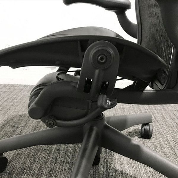  HermanMiller ハーマンミラー アーロンチェア B ポスチャーフィット 肘付 オフィスチェア チェア グラファイト 二人用ベンチ オフィスチェア ワークチェア 椅子 チェア