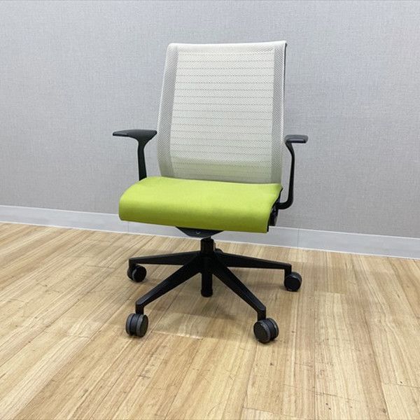 steelcase シンクチェア 背3 Dニット 肘付 オフィスチェア スチールケース