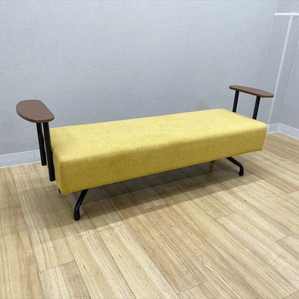 ロビーチェア 2人用 TOKIO ロビーベンチ W 1755 カジュアルミーティング イエロー
