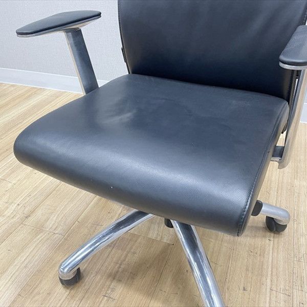 | ライオン プレジデント用チェアー通販 434-00送料無料 No.567L 中古ライオン ライオン事務器 エグゼクティブチェア プレジント用チェア 社長椅子 オフィスチェア ブラック