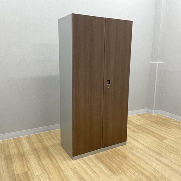 オカムラ ワードローブ レクトライン ウッドタイプ 更衣ロッカー スチールロッカー ネオウッドダーク