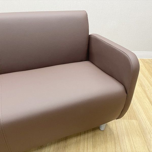  応接用ソファ 2人用 ベルセア オフィス家具 ダークブラウン 幅140cmソファ 2人掛け 3人掛けソファ ソファ ソファベッド