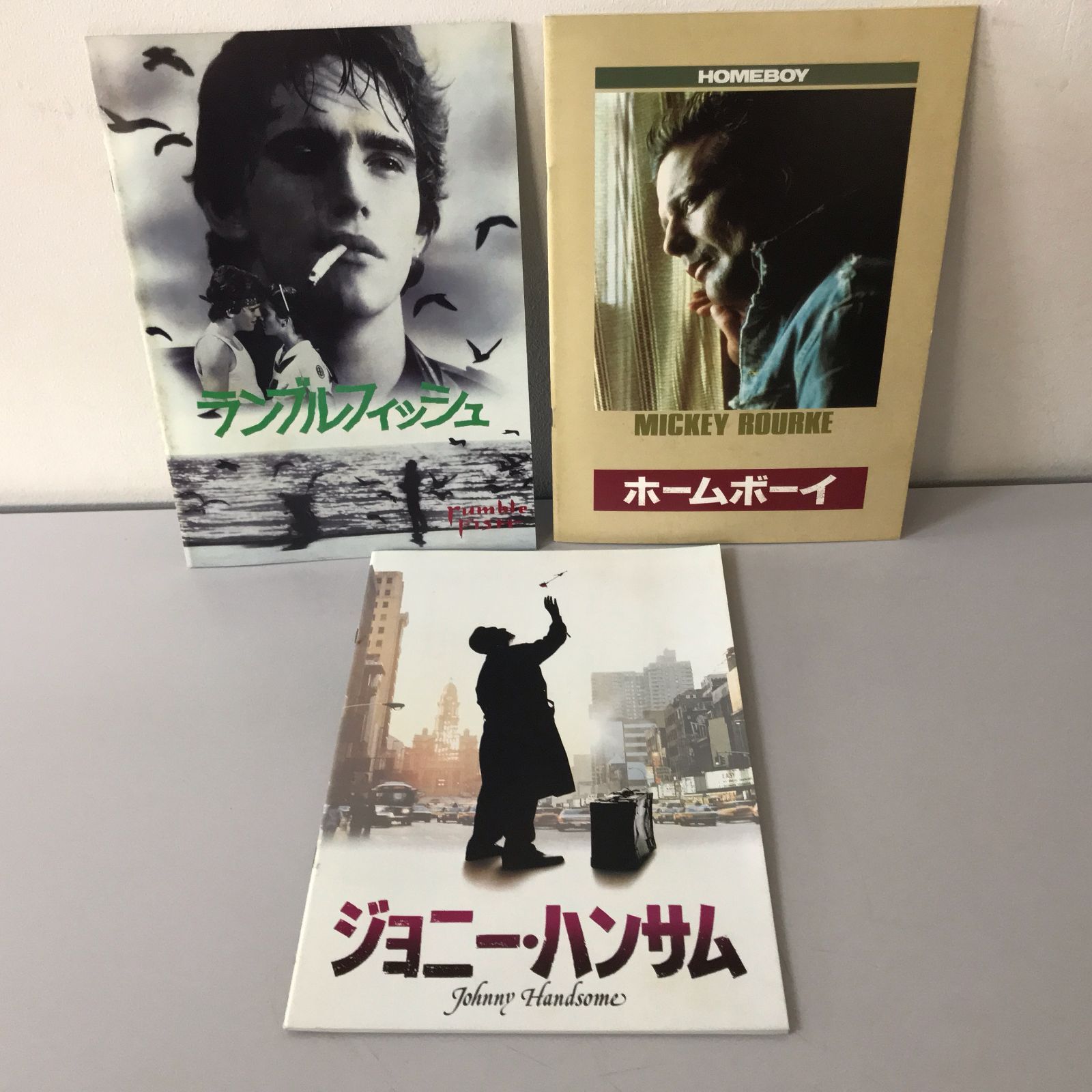 〇ミッキー・ローク作品 3作品「ジョニー・ハンサム/ホーム・ボーイ