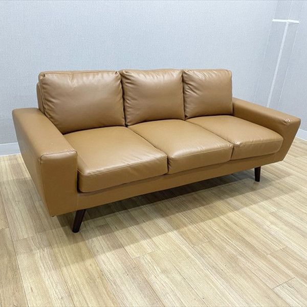 応接用ソファ 3人用 ジェネラル オフィス家具 ブラウン