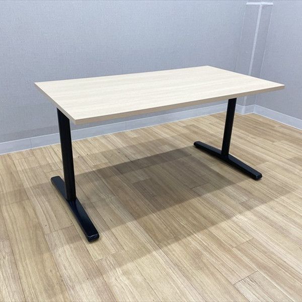 オカムラ ミーティングテーブル 完成品 ライブス 作業台 平机 W 1400 D 750 T字脚タイプ