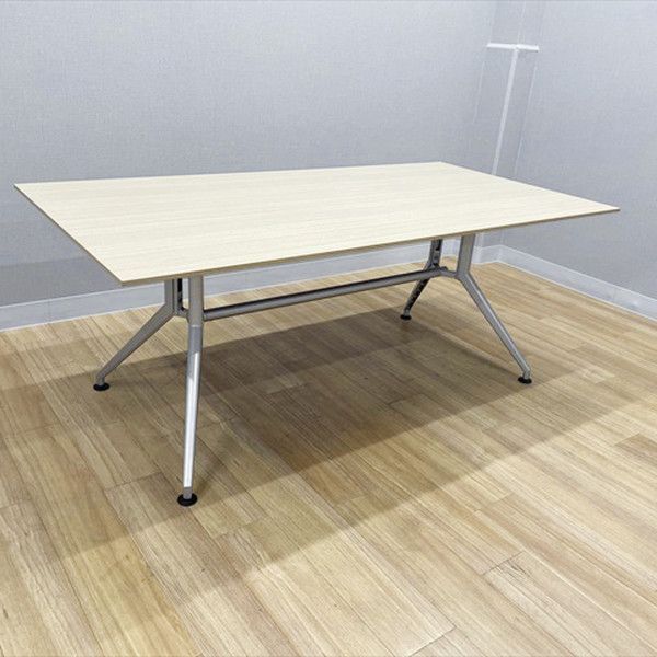 イトーキ ミーティングテーブル 完成品 DD 作業台 平机 W 1800 ファインウォールナットL