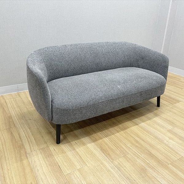 応接用ソファ 2人用 アスプルンド ワークプラス ペンテ オフィス家具 ダークグレー