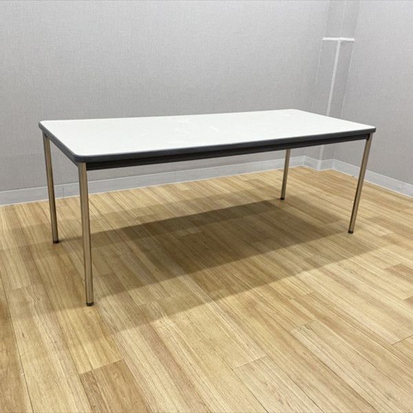 コクヨ ミーティングテーブル 完成品 作業台 平机 W 1800 ナチュラルグレー