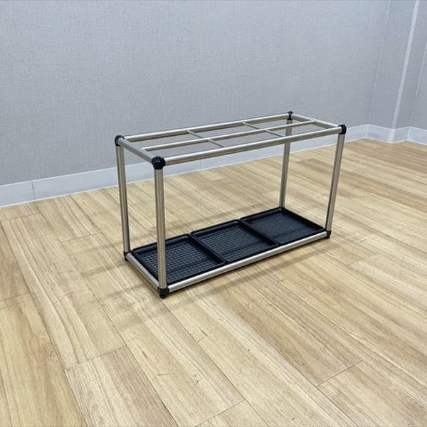 イトーキ 傘立て 30～40本用 フレームタイプ LC 丸パイプ型 業務用 大容量 店舗 シルバー