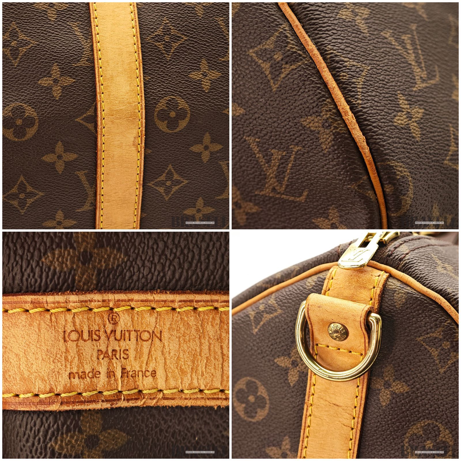  LOUIS VUITTON ルイ ヴィトン キーポル バンドリエール55 M 41414 バッグ ボストンバッグ 大容量 旅行 ブラウン レディース メンズ パドロック ボストンバッグ 旅行用バッグ バッグ