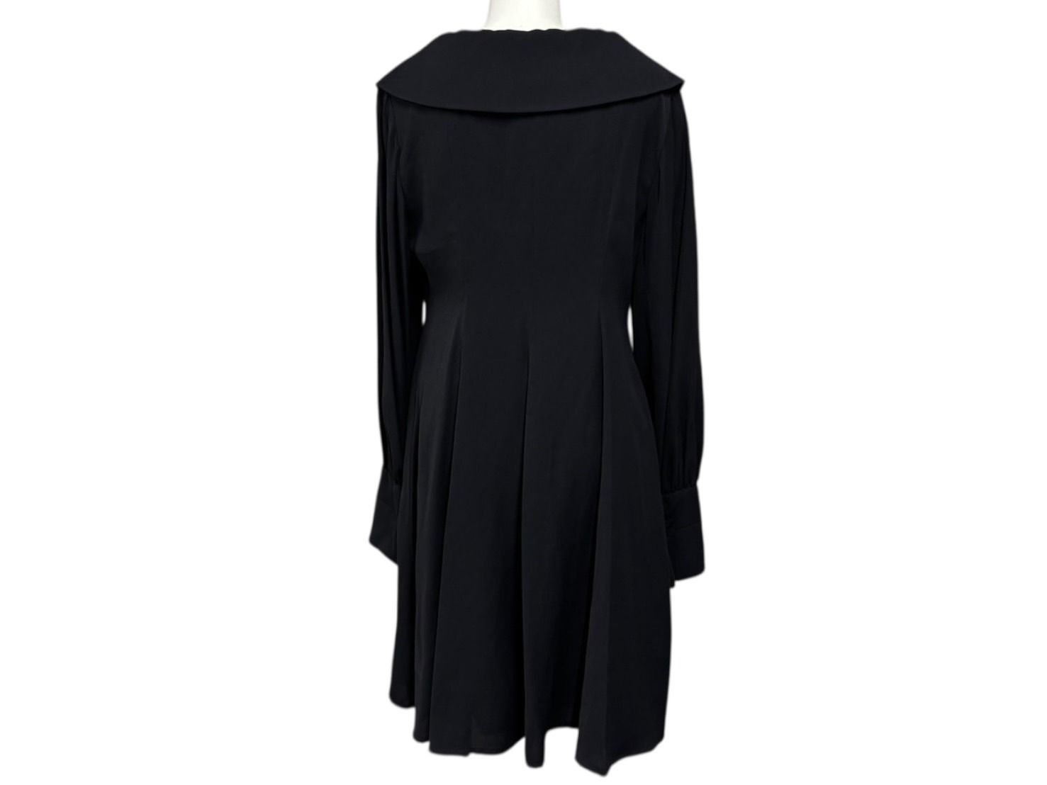 Dior ディオール ワンピース ブラック 黒 ポリエステル レーヨン サイズ M 10836_1774 4 b 010148