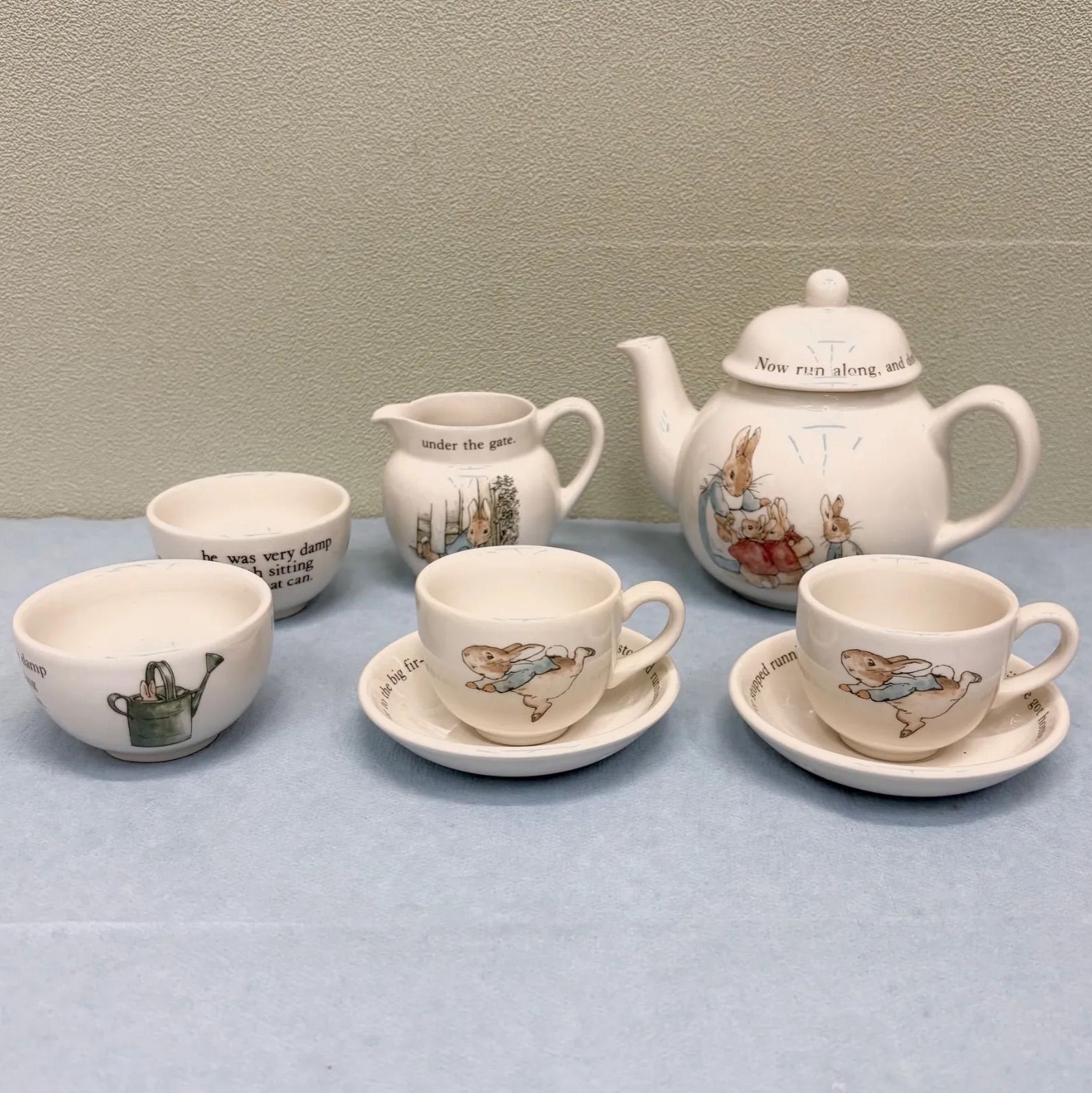 ★ウェッジウッド★　ピーターラビット チルドレンティーセット ウェッジウッド ピーターラビット チルドレン ティーセット 旧刻印