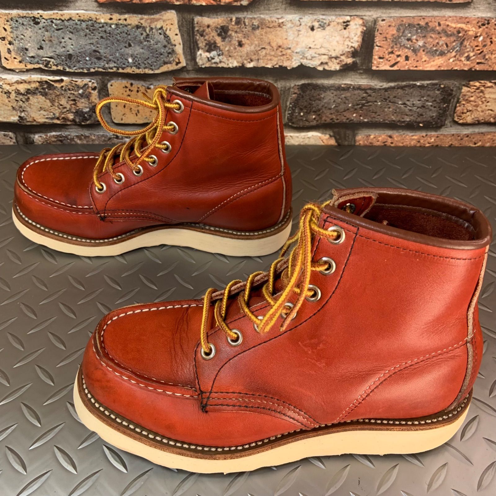 ☆REDWING 875 アイリッシュセッター半円犬タグ 1996年製 US4E JP22