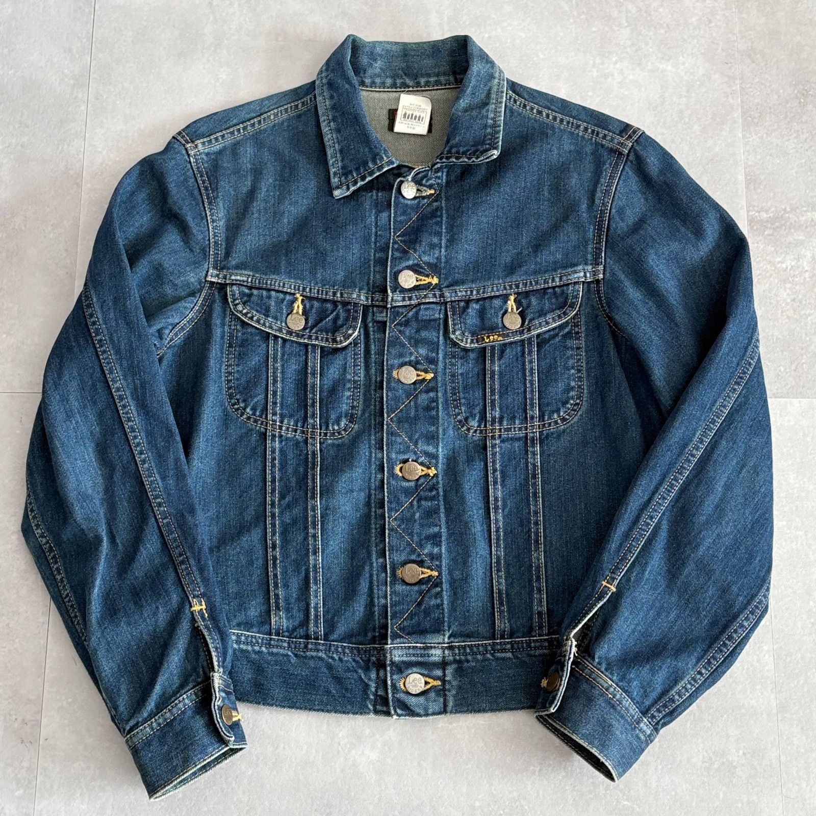 Lee リー デニムジャケット Gジャン 短丈 日本製 ネイビー 紺 M - メルカリ