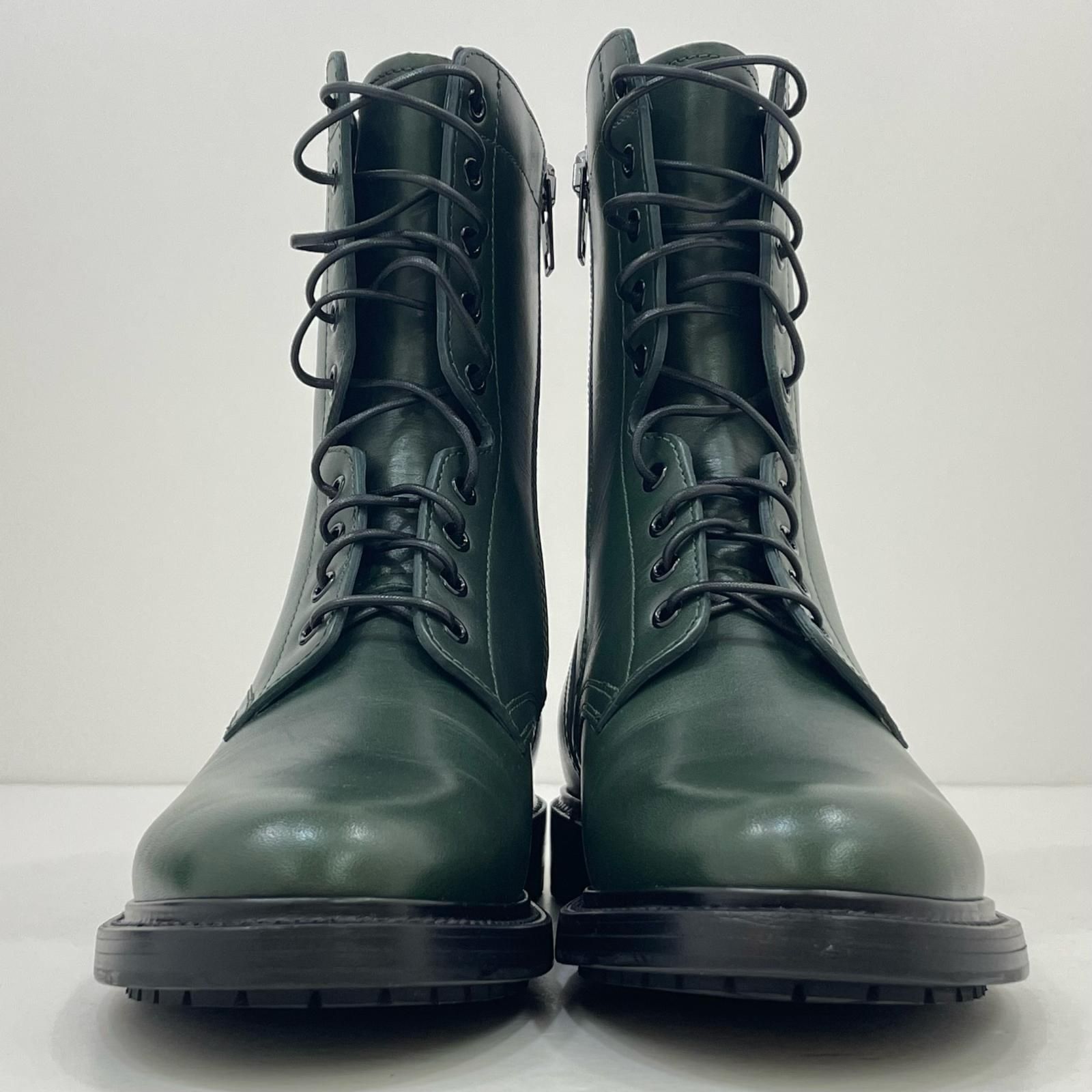 CELINE セリーヌ コンバットブーツ 靴 グリーン サイズ 40