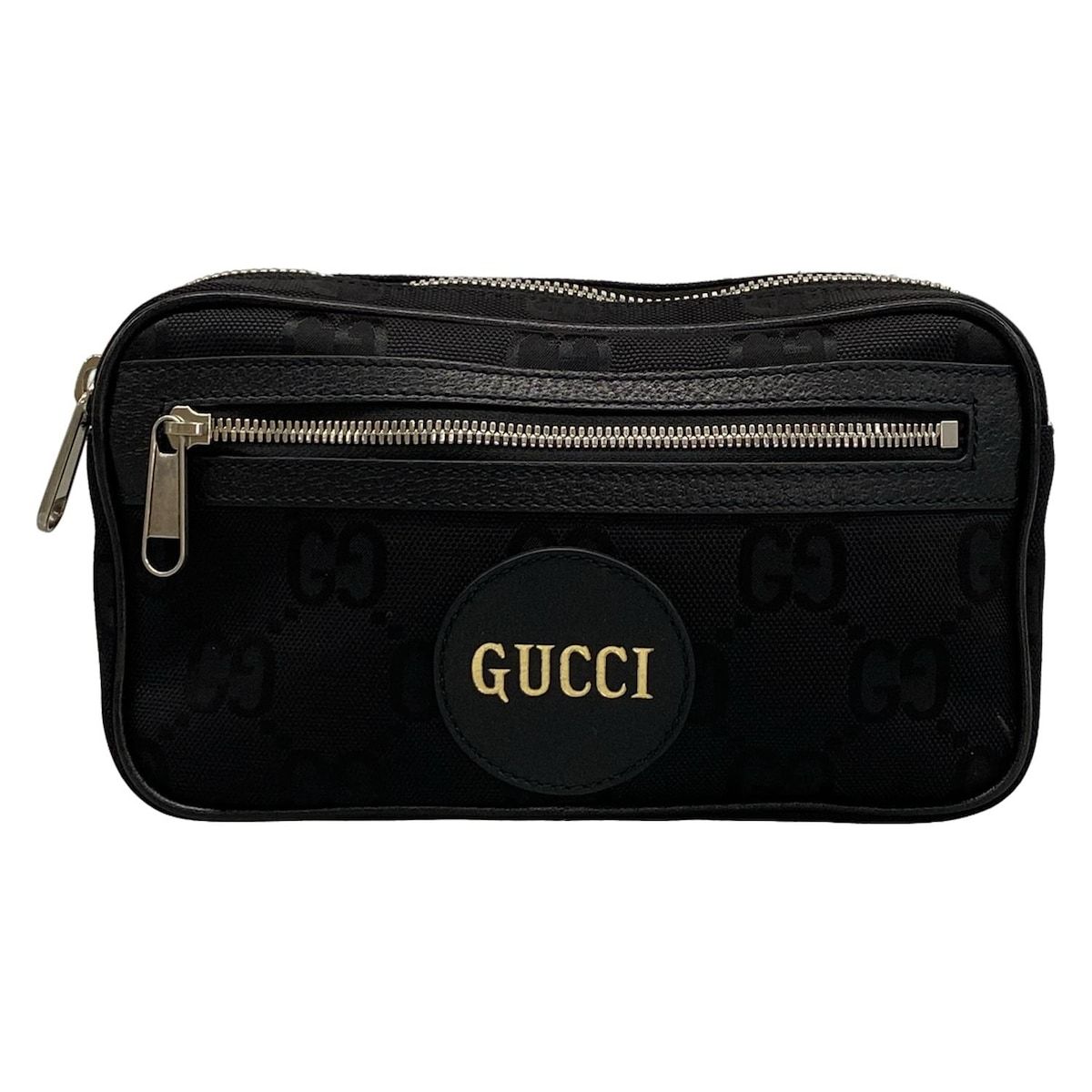 GUCCI グッチ ウエストポーチ オフ ザ グリッド ベルトバッグ 631341 黒 レザー