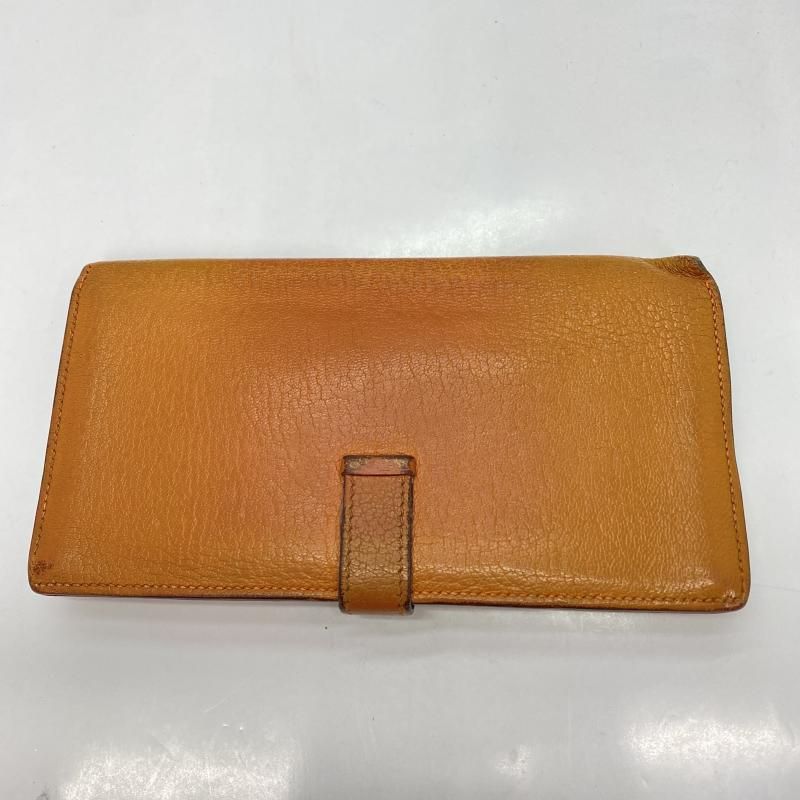 Hermès ベアン スフレ 長財布 オレンジ エルメス 91